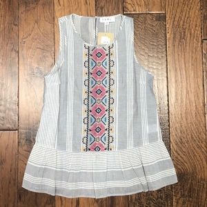 NWOT Sleeveless Shirt